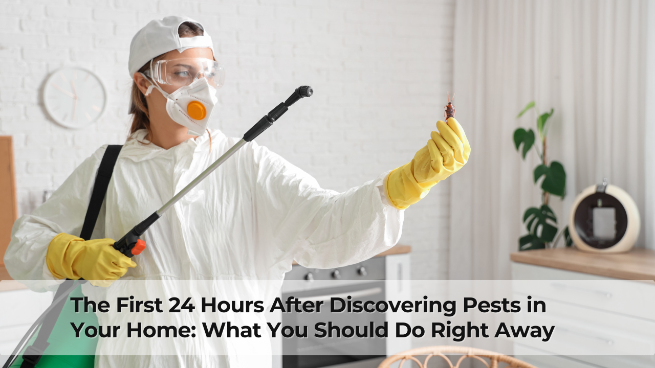 The First 24 Hours After Discovering Pests in Your Home What You Should Do Right Away