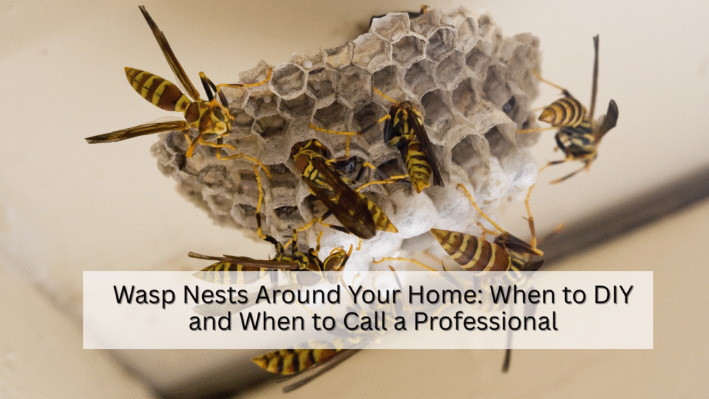 Wasp Nests Around Your Home When to DIY and When to Call a Professional