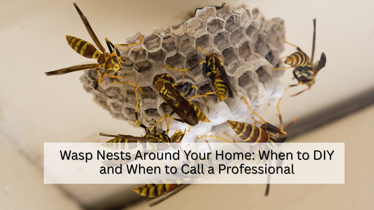 Wasp Nests Around Your Home When to DIY and When to Call a Professional