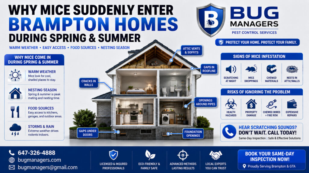 Mice control tips for Brampton homes