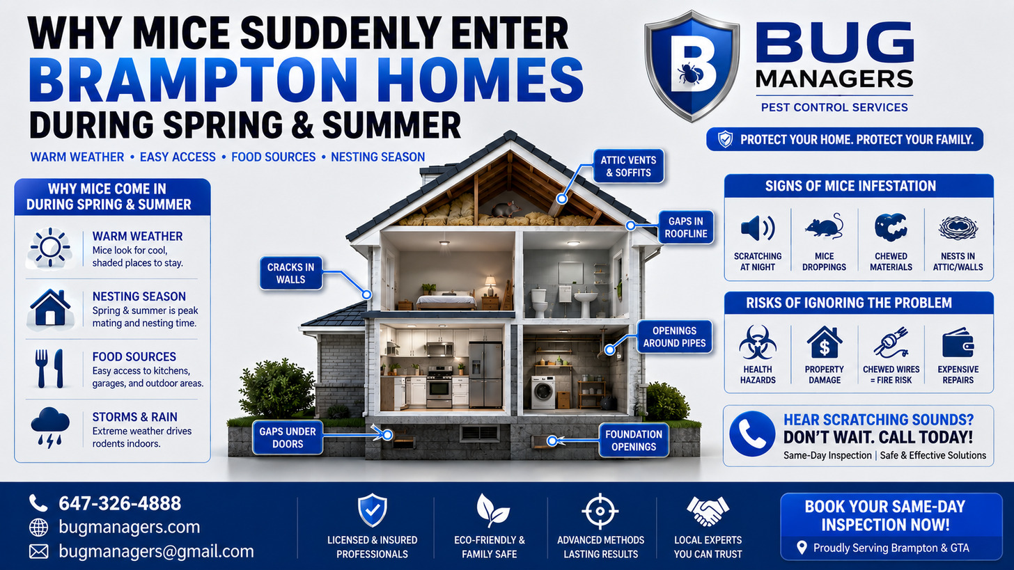 Mice control tips for Brampton homes