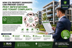How GTA Property Managers Can Prevent Costly Pest Infestations and Tenant Complaints.