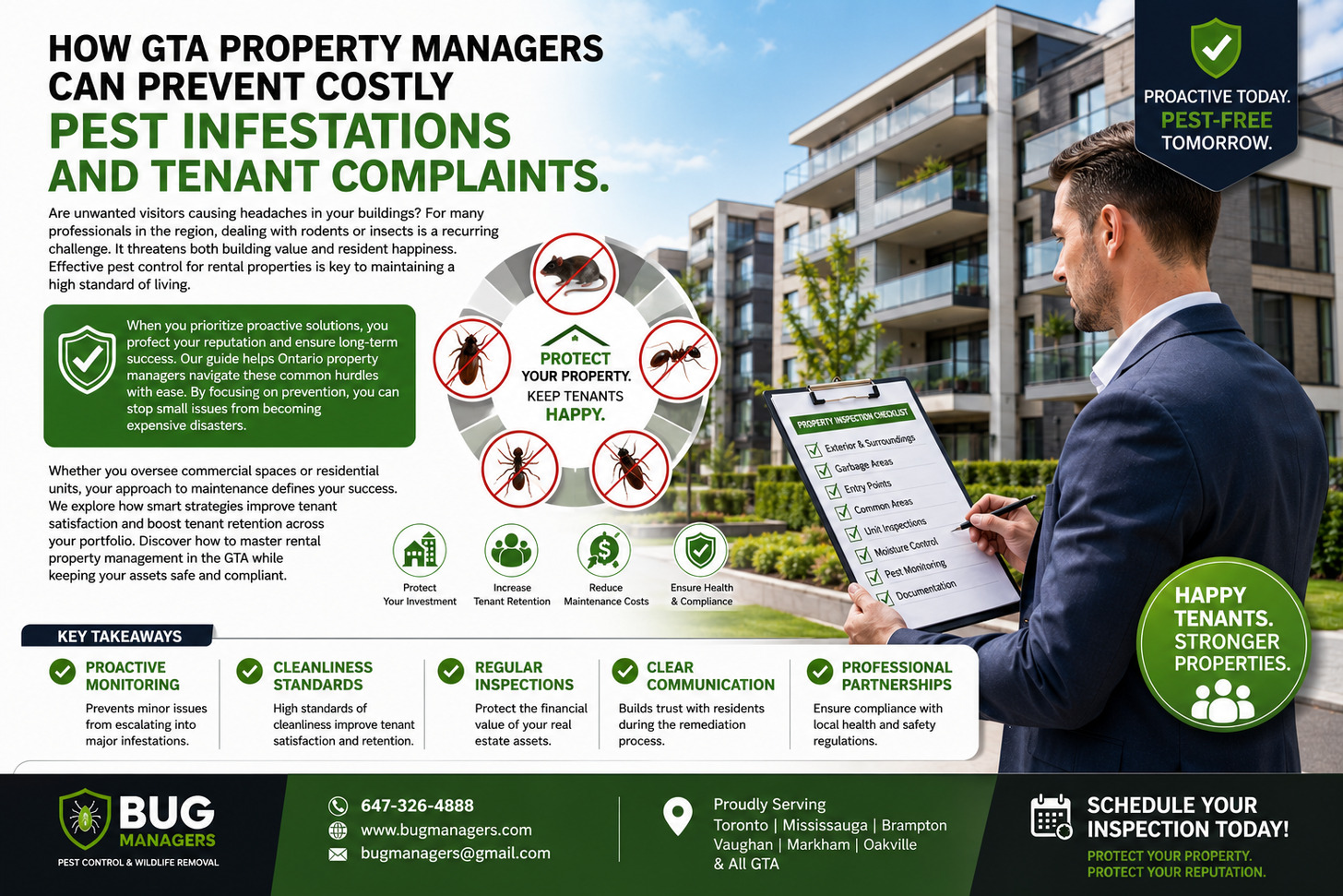 How GTA Property Managers Can Prevent Costly Pest Infestations and Tenant Complaints.