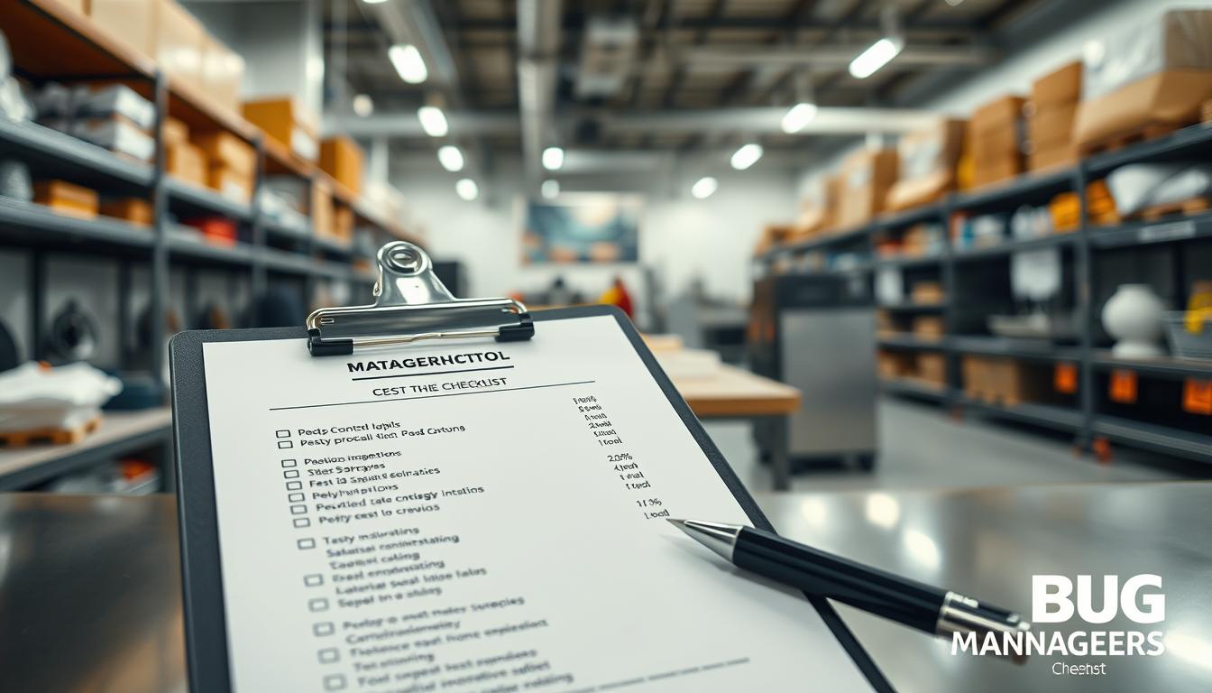 Commercial Pest Control Checklist for Restaurants & Warehouses