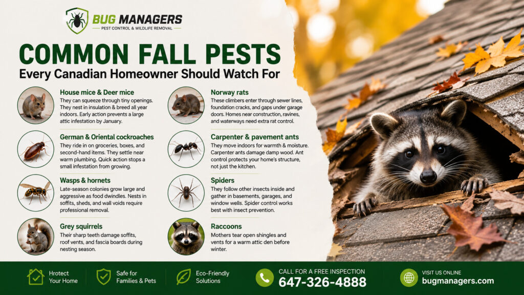 Common Fall Pests to Watch For