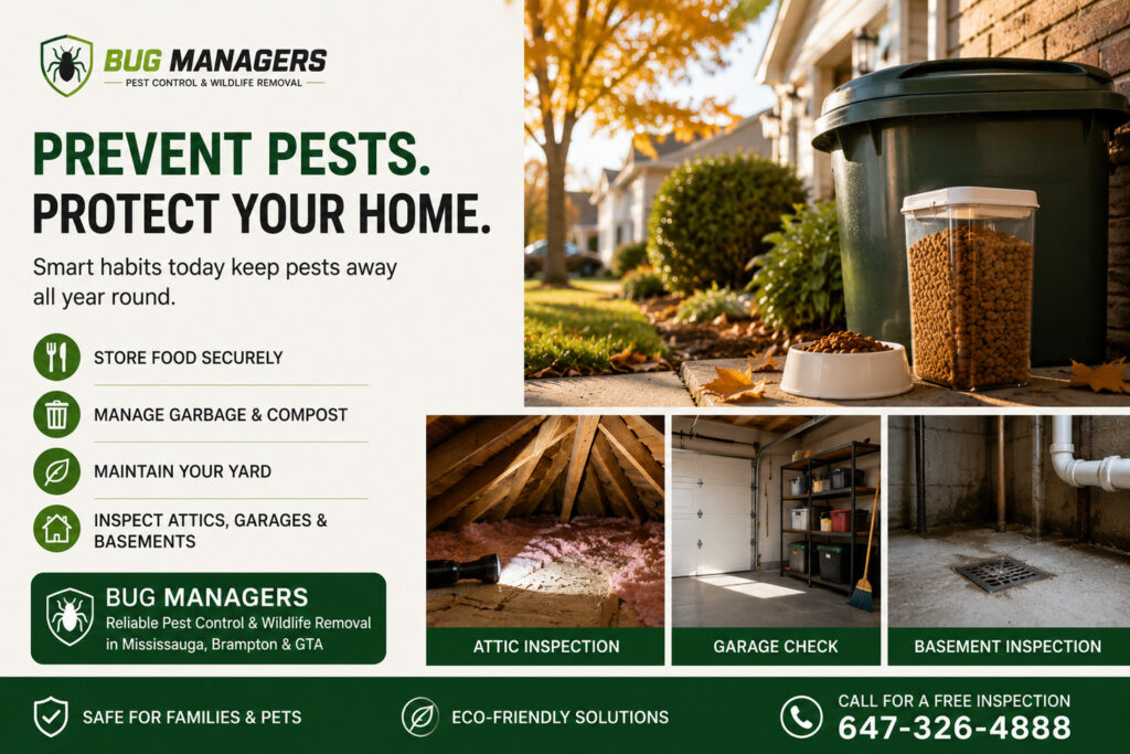 Smart Food, Garbage and Yard Habits That Keep Pests Away