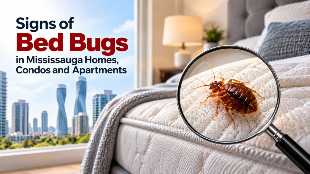 Signs of Bed Bugs in Mississauga Homes, Condos and Apartments 