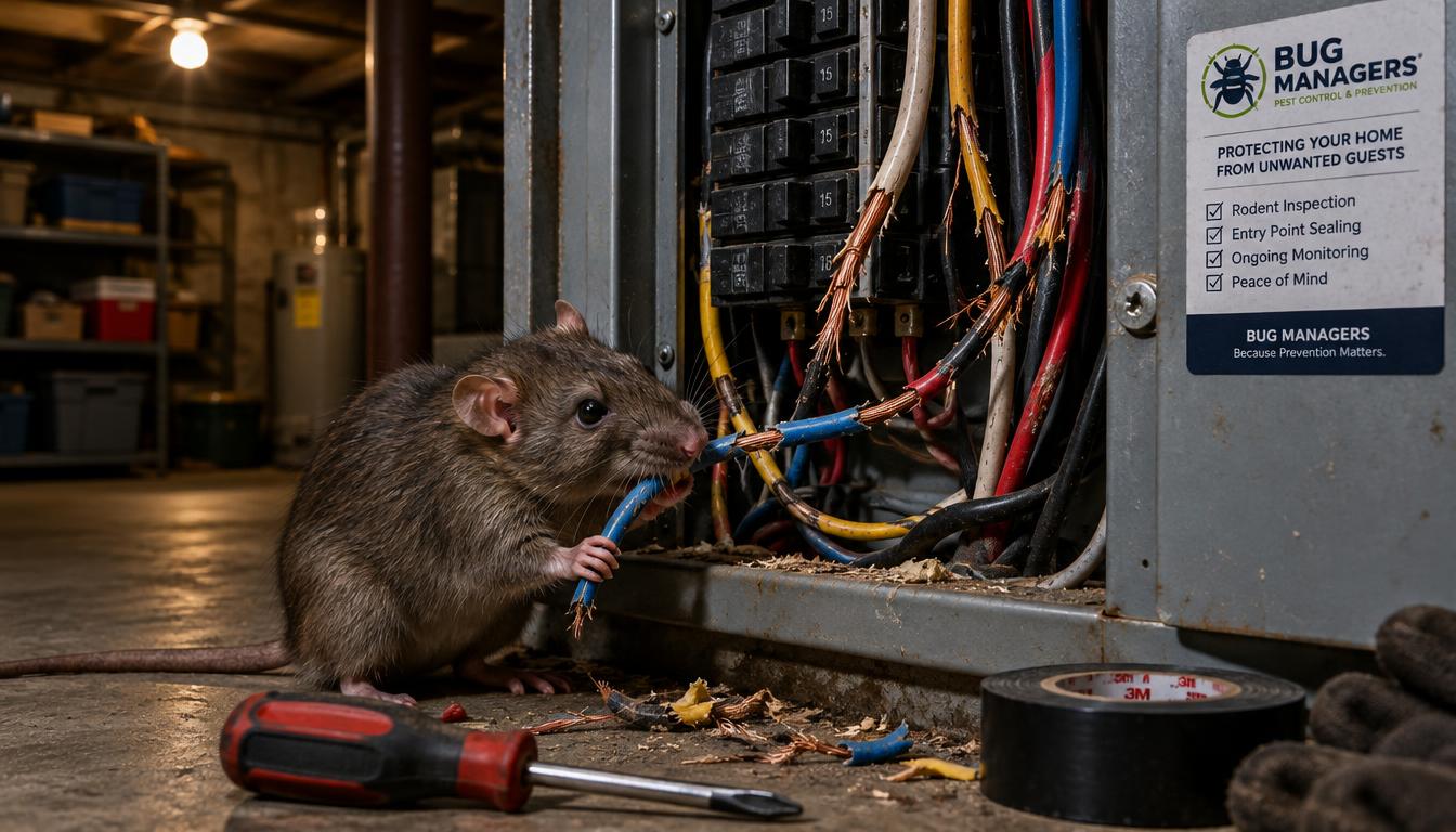 Rats Chewing Electrical Wires